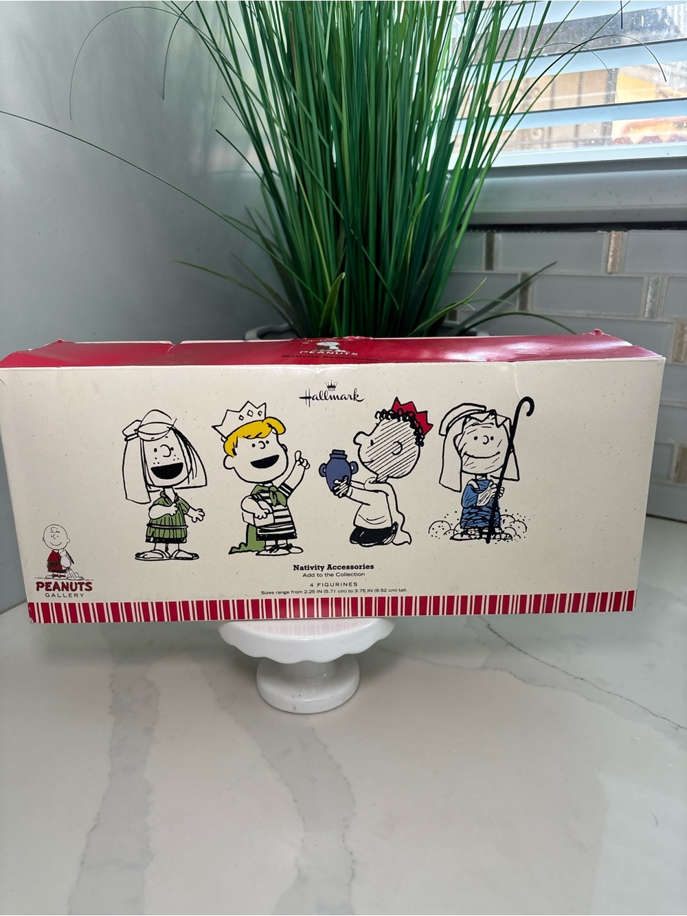 Hallmark Peanuts Glad Tidings Nativity Accessories Set 4 Figurines 2014 Boxed